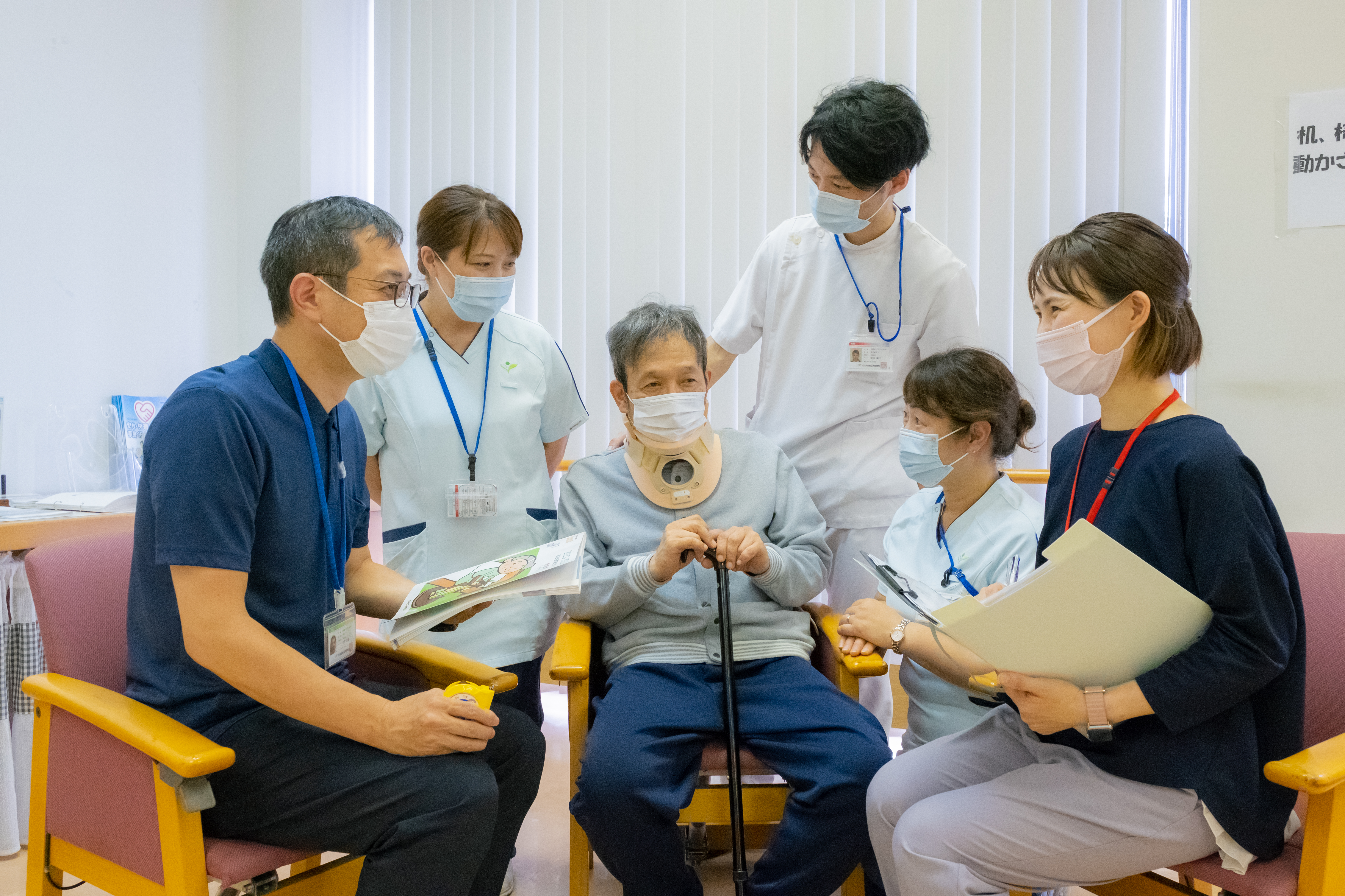 退院前訪問指導の様子